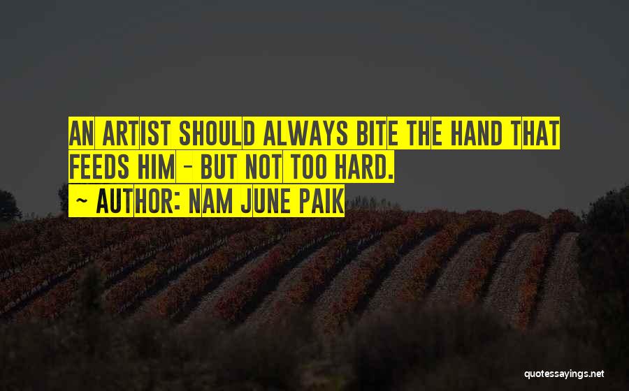 Paik Quotes By Nam June Paik
