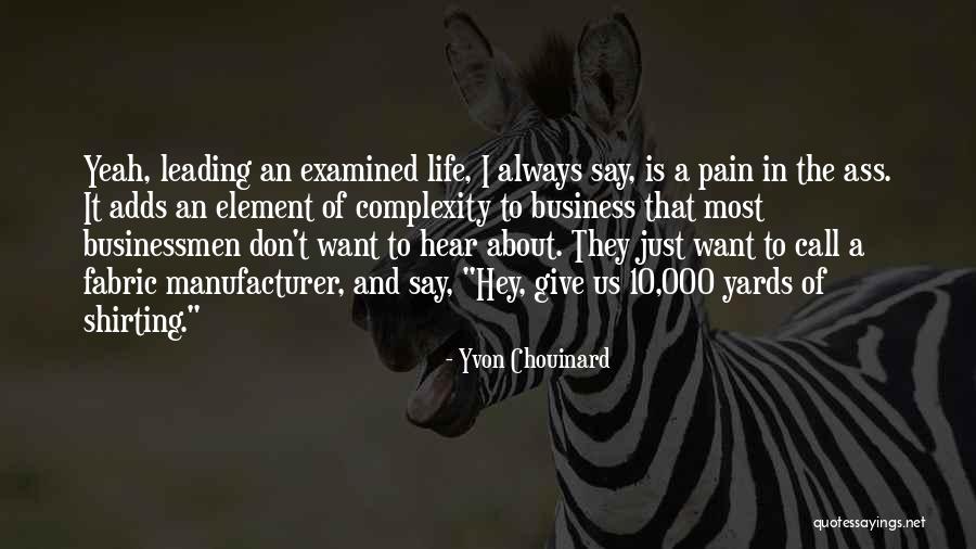 Pain About Life Quotes By Yvon Chouinard Pain About Life Quotes By Yvon Chouinard