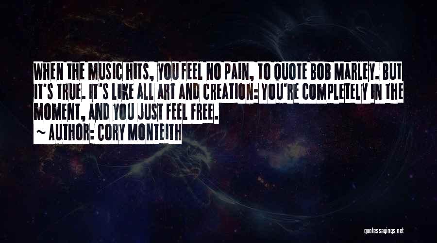 Pain And Art Quotes By Cory Monteith