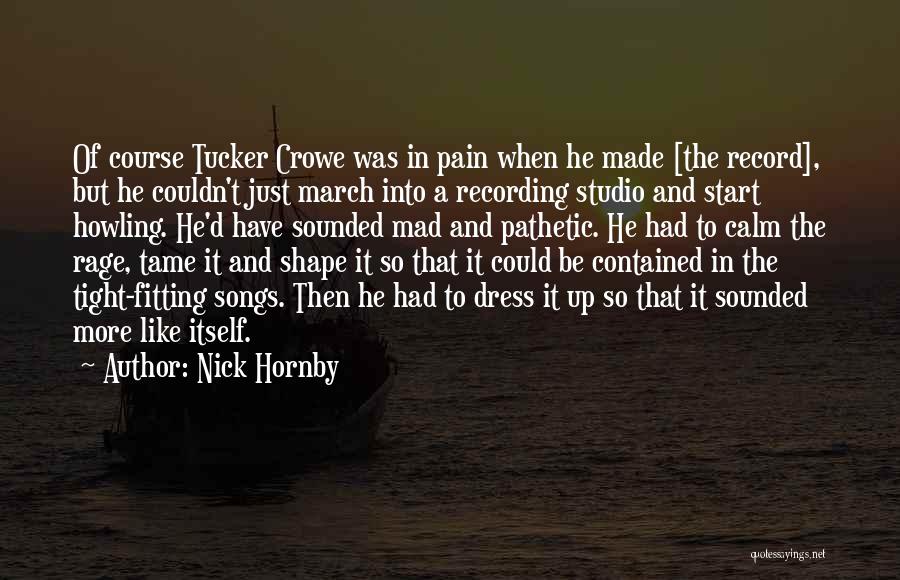 Pain And Art Quotes By Nick Hornby