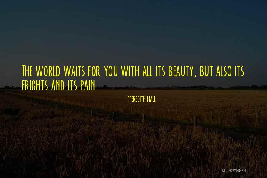 Pain And Beauty Quotes By Meredith Hall Pain And Beauty Quotes By Meredith Hall