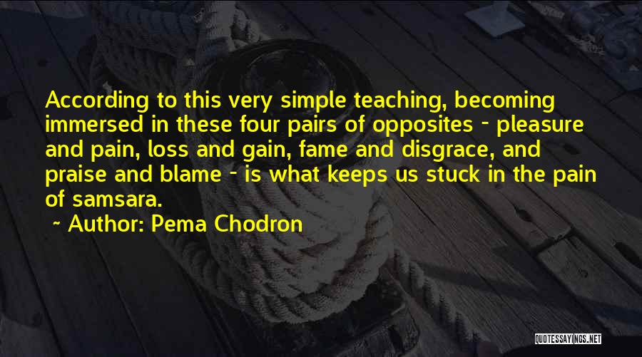 Pain And Gain All Quotes By Pema Chodron