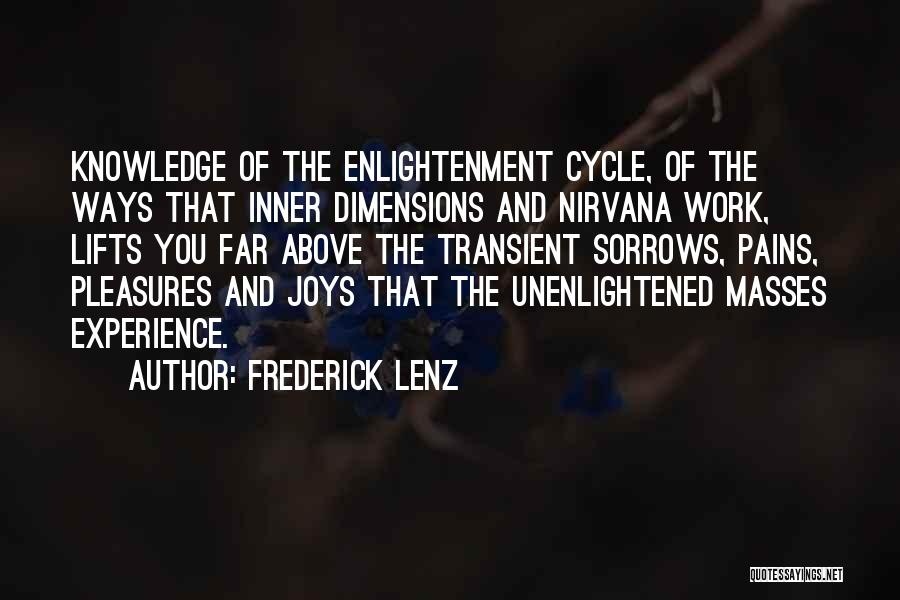 Pain And Joy Quotes By Frederick Lenz