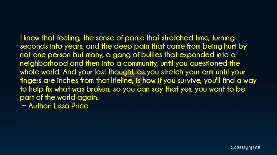 Pain And Panic Quotes By Lissa Price