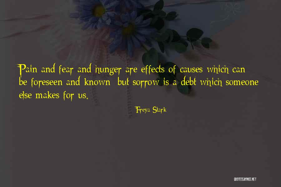 Pain And Sorrow Quotes By Freya Stark