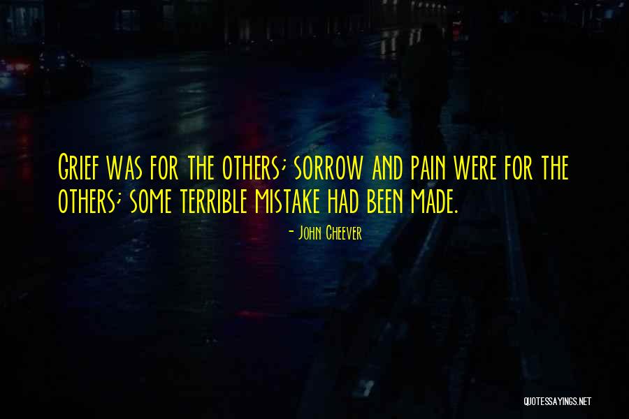 Pain And Sorrow Quotes By John Cheever