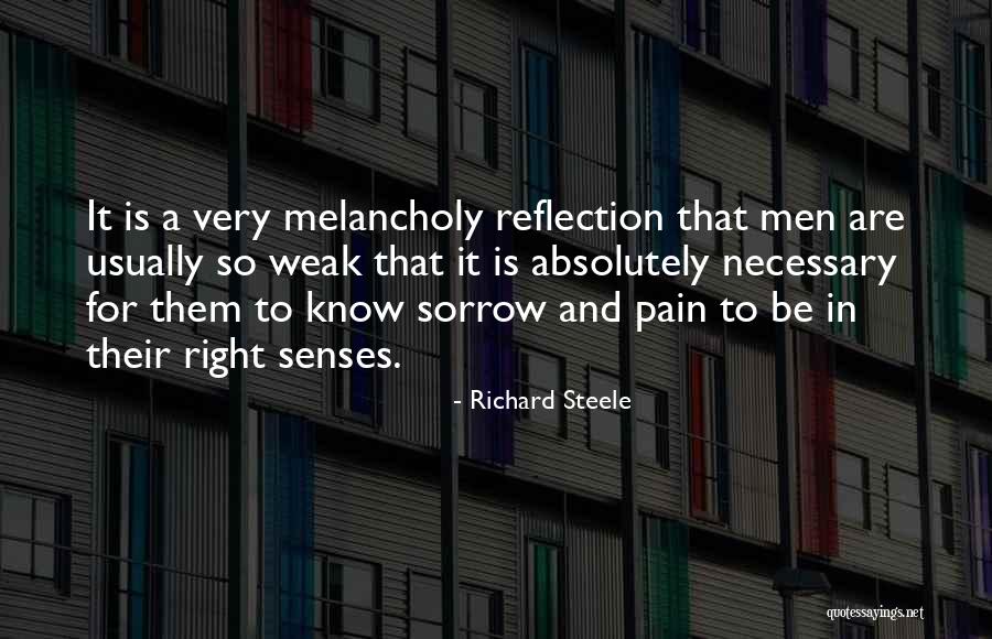 Pain And Sorrow Quotes By Richard Steele