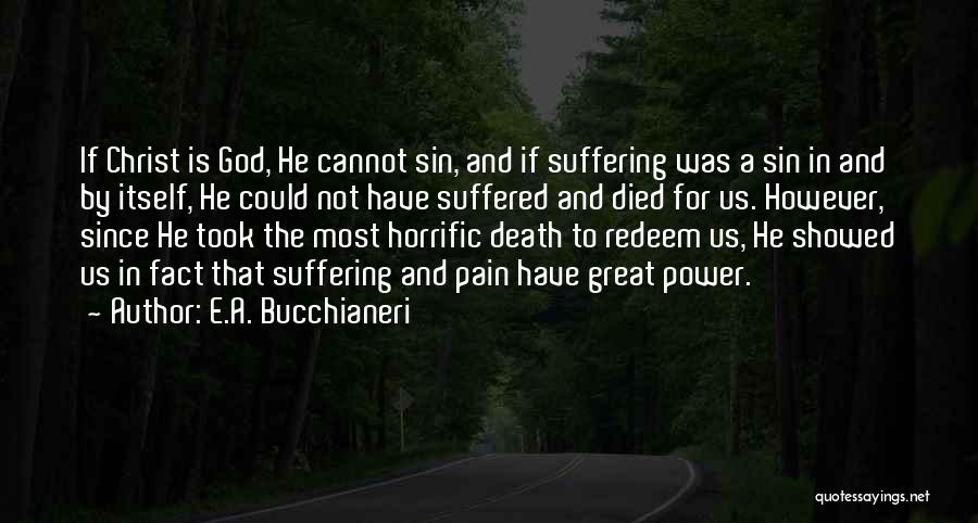 Pain And Suffering Quotes By E.A. Bucchianeri