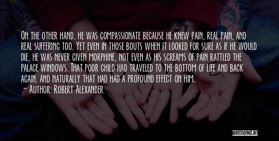 Pain And Suffering Quotes By Robert Alexander