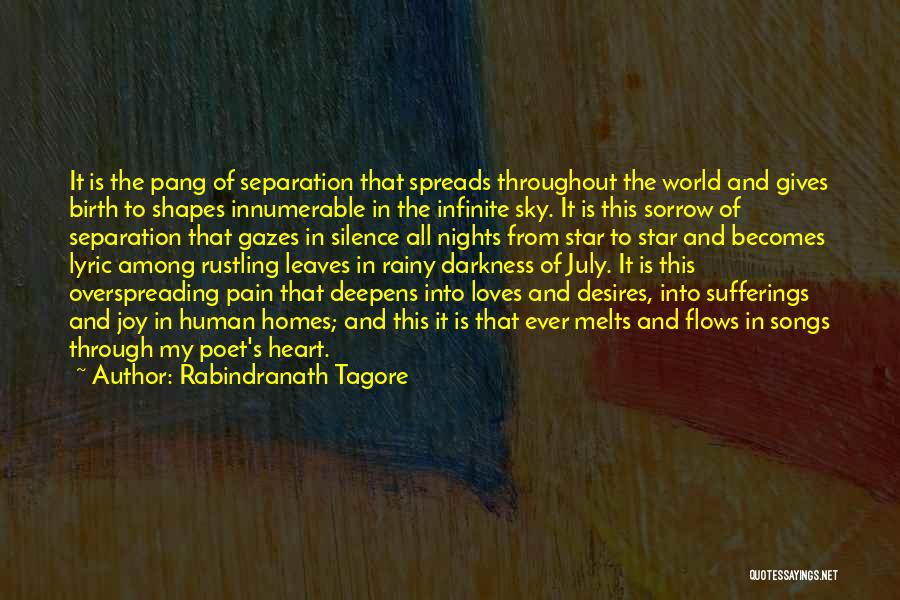 Pain And Sufferings Quotes By Rabindranath Tagore