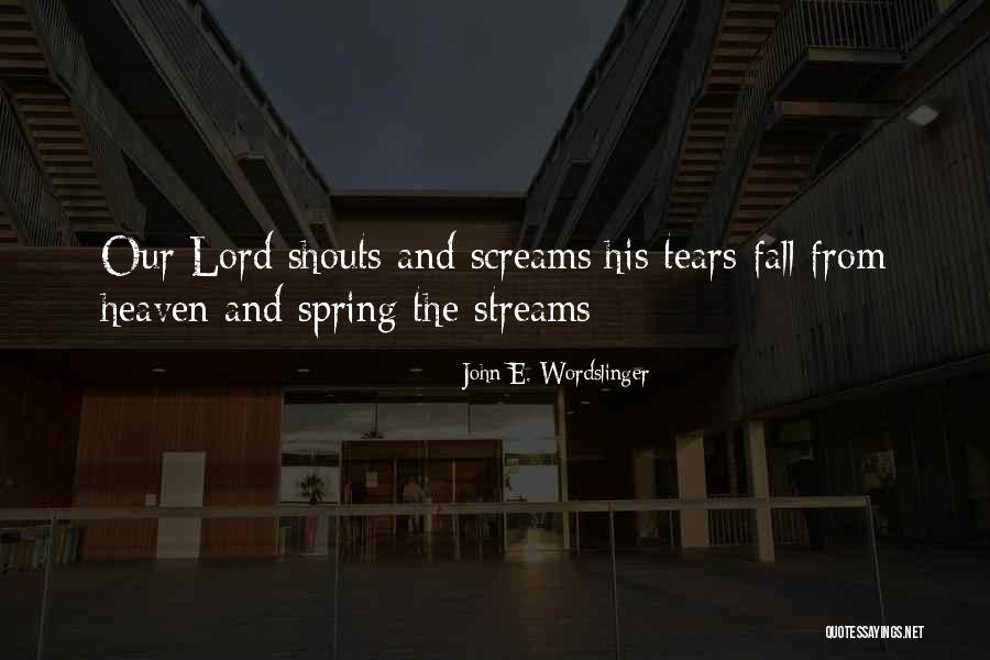 Pain And Tears Quotes By John E. Wordslinger