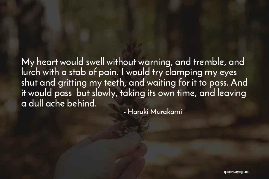 Pain Behind Eyes Quotes By Haruki Murakami