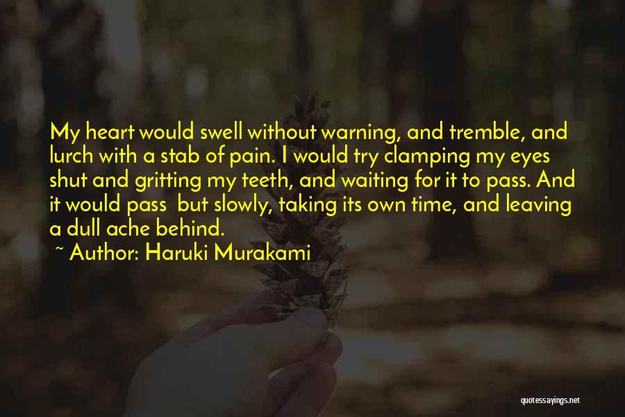 Pain Behind Her Eyes Quotes By Haruki Murakami