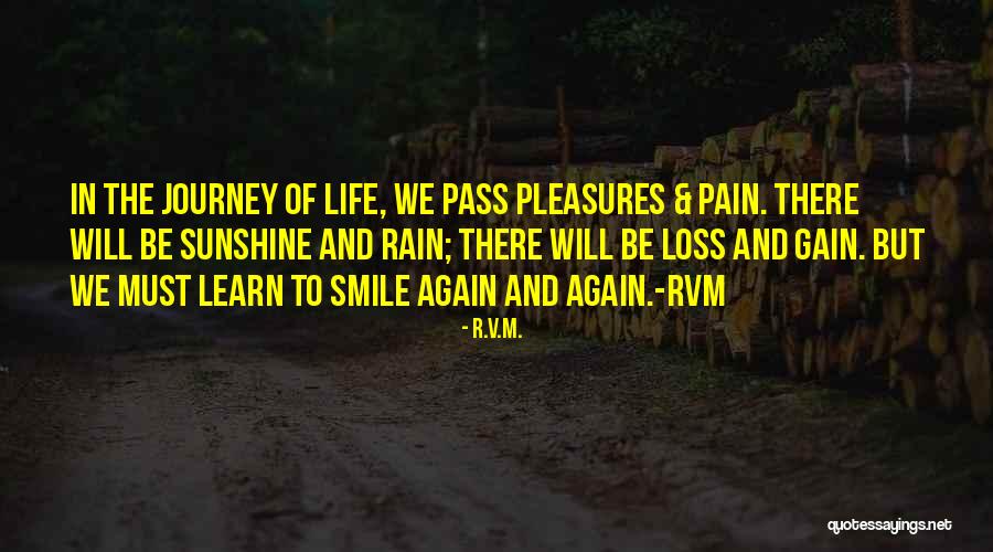 Pain But Smile Quotes By R.v.m.