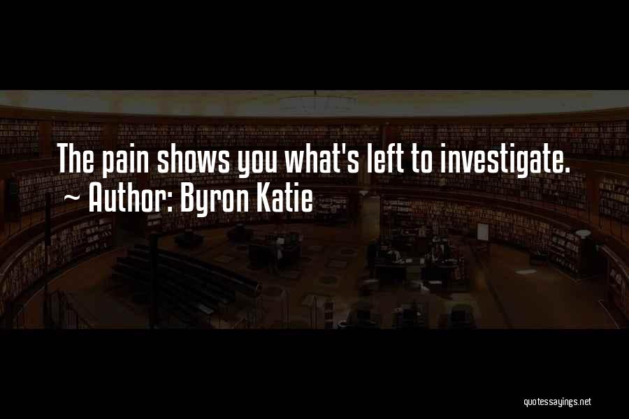 Pain Byron Katie Quotes By Byron Katie