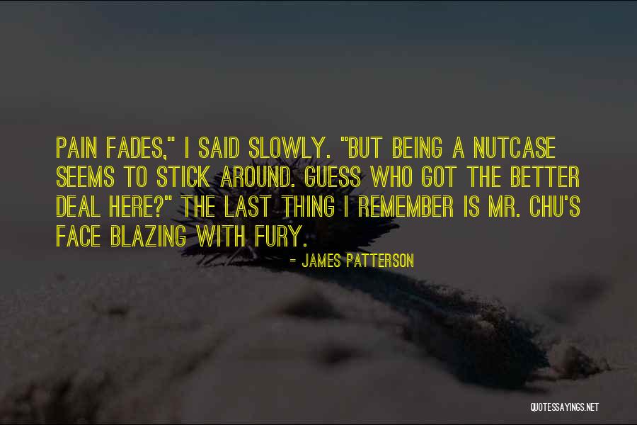 Pain Fades Quotes By James Patterson