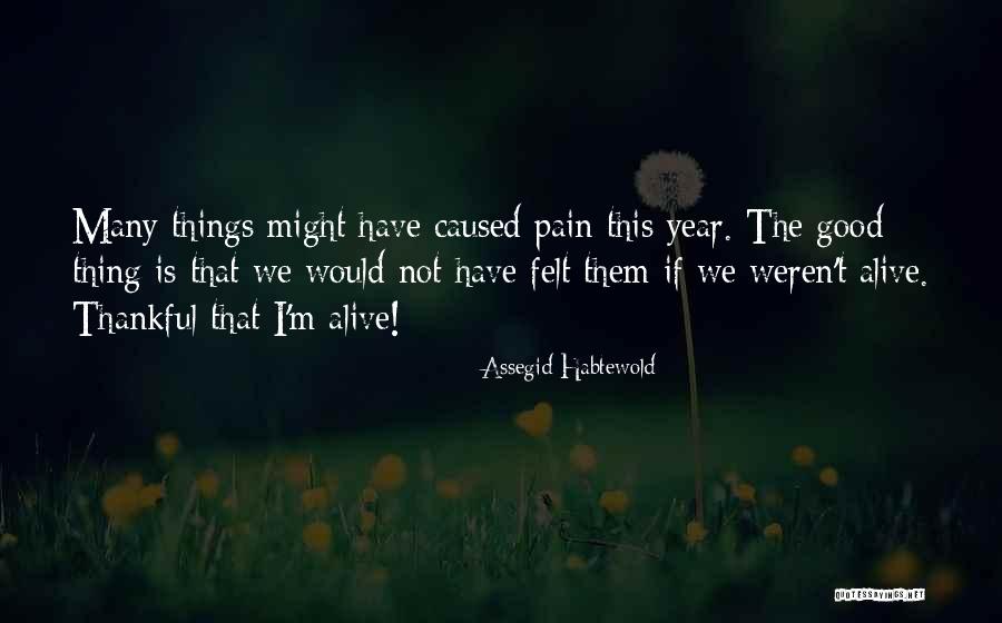 Pain Feeling Good Quotes By Assegid Habtewold