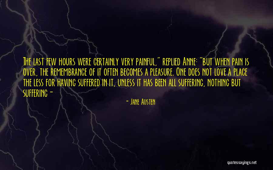 Pain For Pleasure Quotes By Jane Austen Pain For Pleasure Quotes By Jane Austen