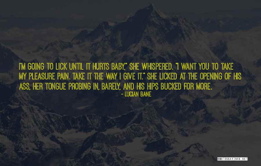 Pain For Pleasure Quotes By Lucian Bane Pain For Pleasure Quotes By Lucian Bane