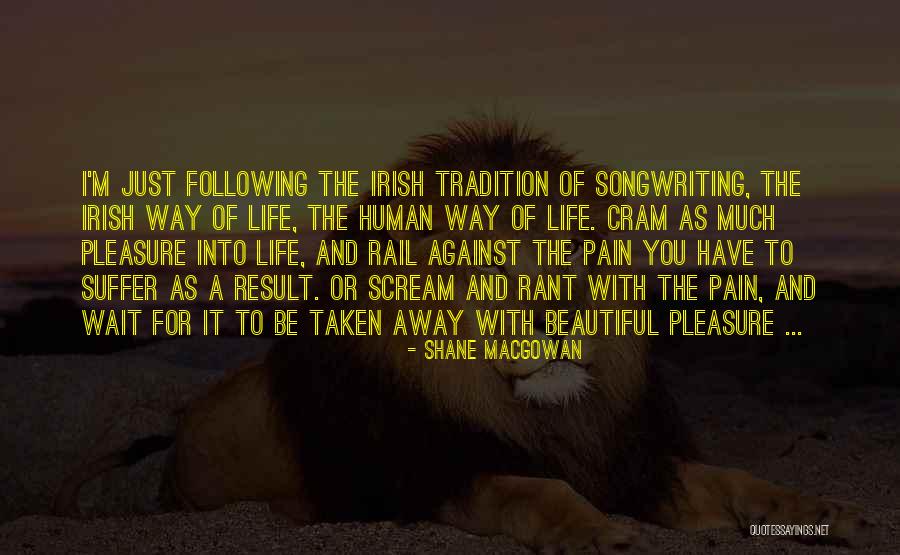 Pain For Pleasure Quotes By Shane MacGowan Pain For Pleasure Quotes By Shane MacGowan