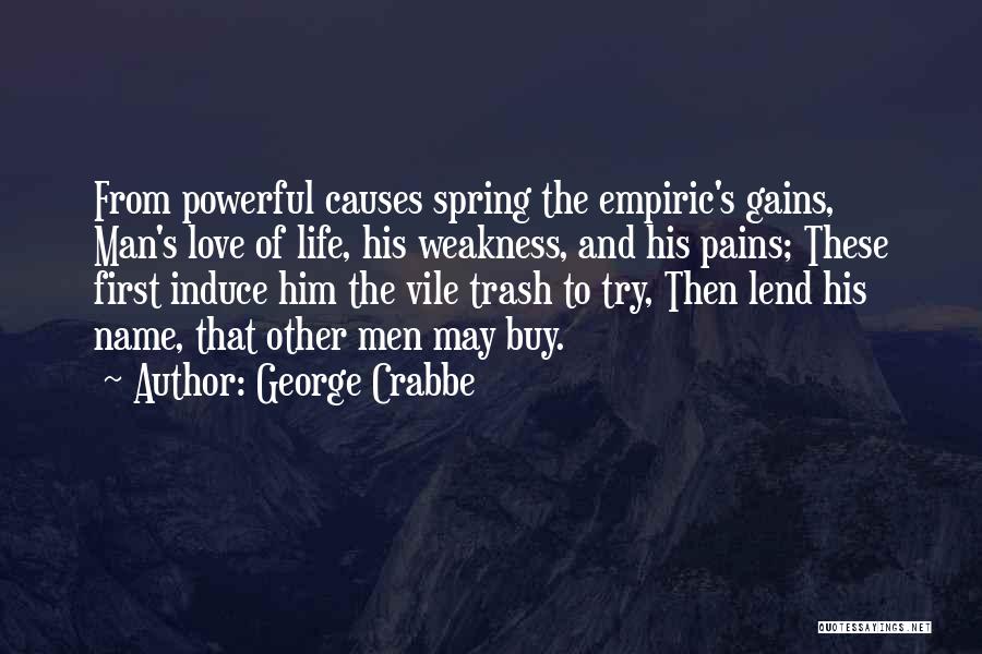 Pain From Love Quotes By George Crabbe