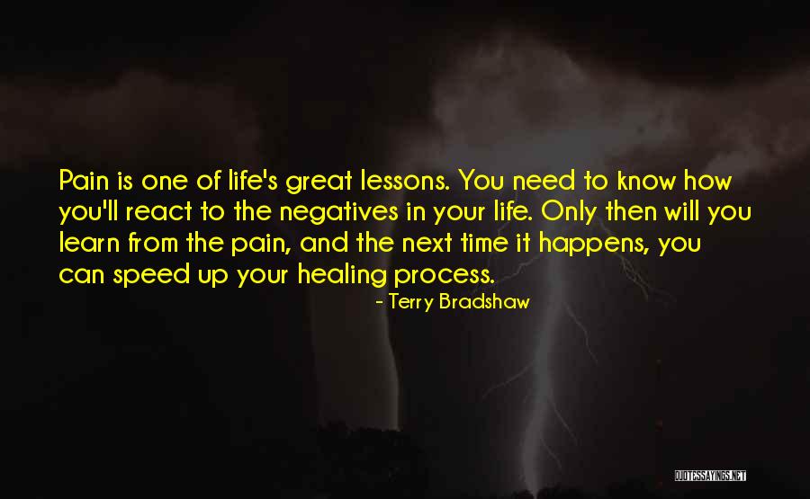Pain Healing Quotes By Terry Bradshaw Pain Healing Quotes By Terry Bradshaw