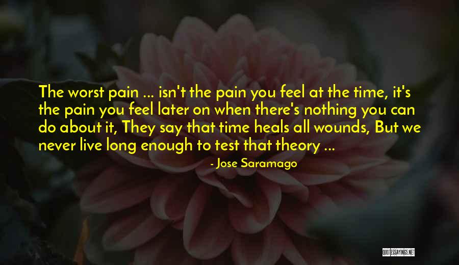 Pain Heals Quotes By Jose Saramago