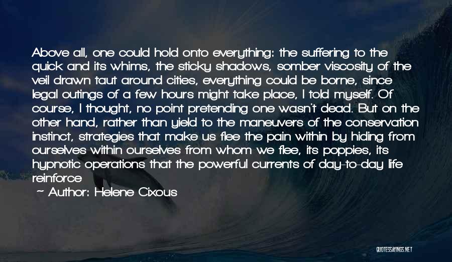 Pain Hiding Quotes By Helene Cixous