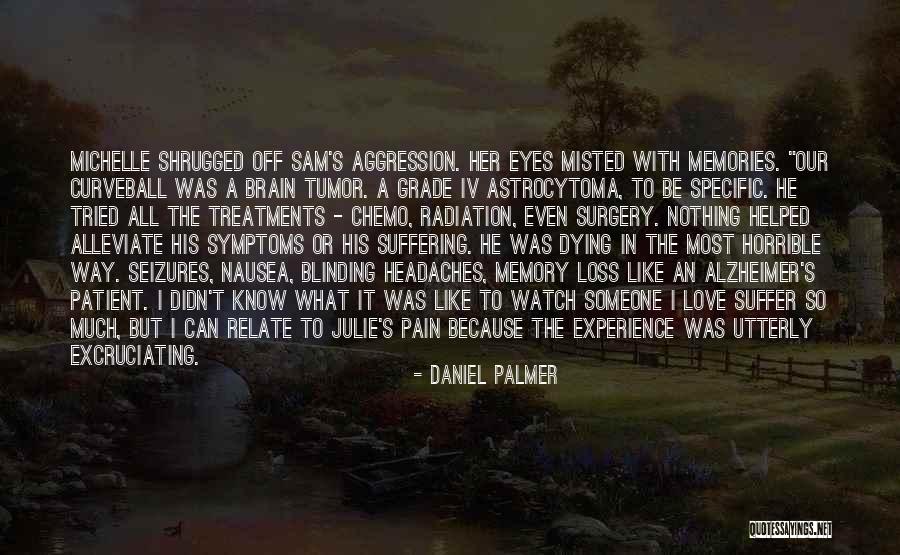 Pain In Eyes Quotes By Daniel Palmer