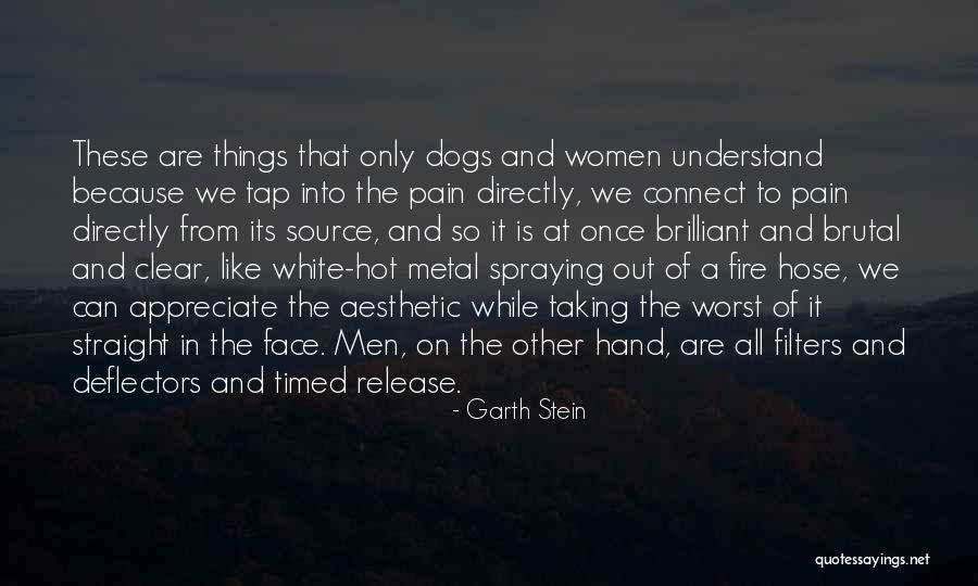 Pain In Hand Quotes By Garth Stein