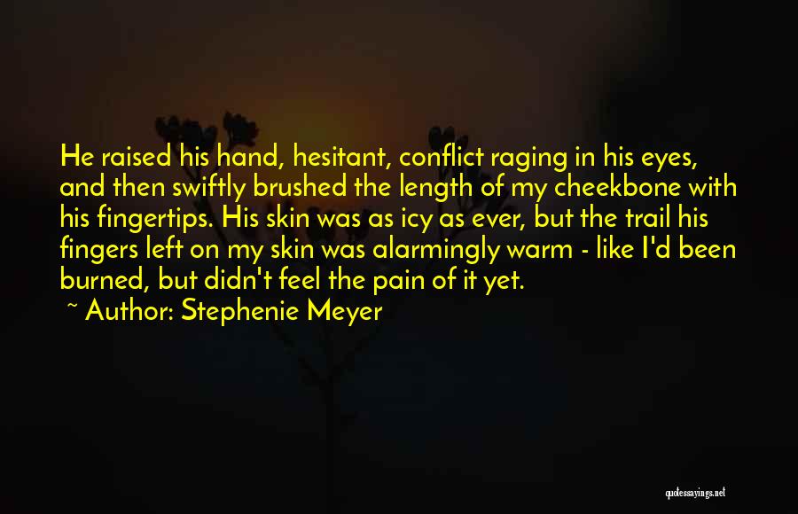 Pain In Hand Quotes By Stephenie Meyer