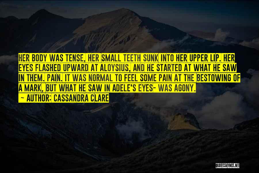 Pain In Her Eyes Quotes By Cassandra Clare