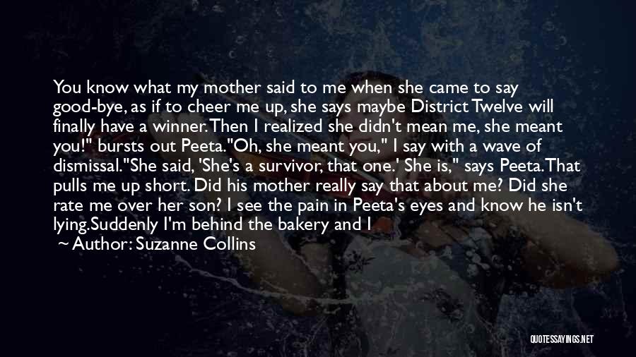 Pain In Her Eyes Quotes By Suzanne Collins