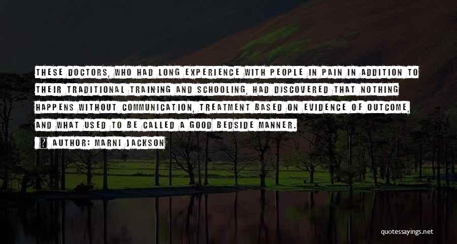 Pain In Training Quotes By Marni Jackson