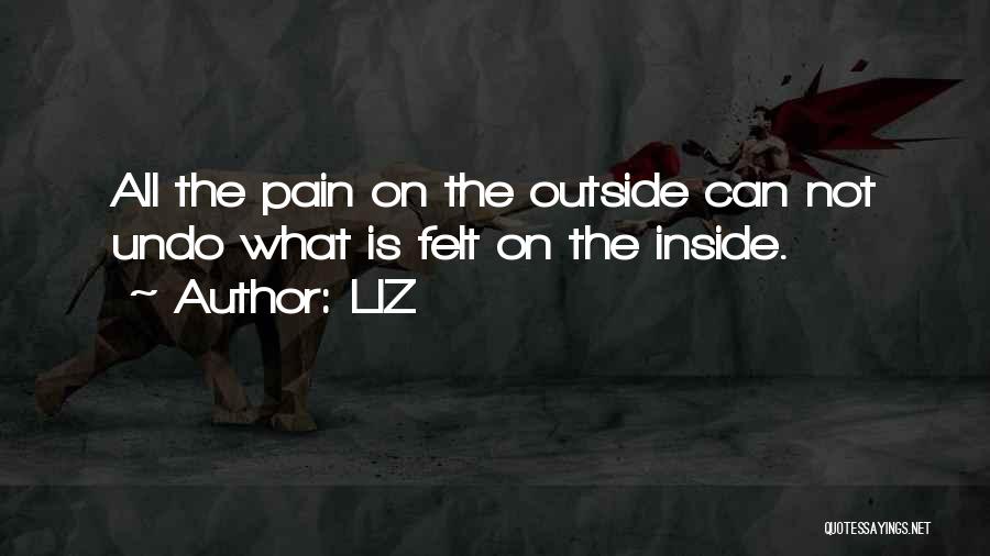 Pain Inside The Heart Quotes By LIZ