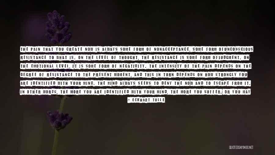 Pain Is In Your Mind Quotes By Eckhart Tolle Pain Is In Your Mind Quotes By Eckhart Tolle