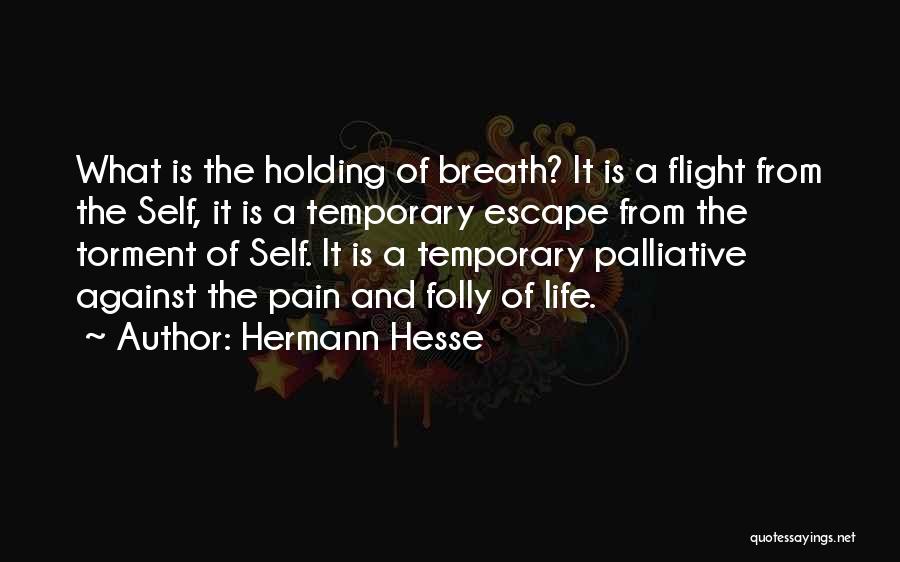 Pain Is Temporary Quotes By Hermann Hesse