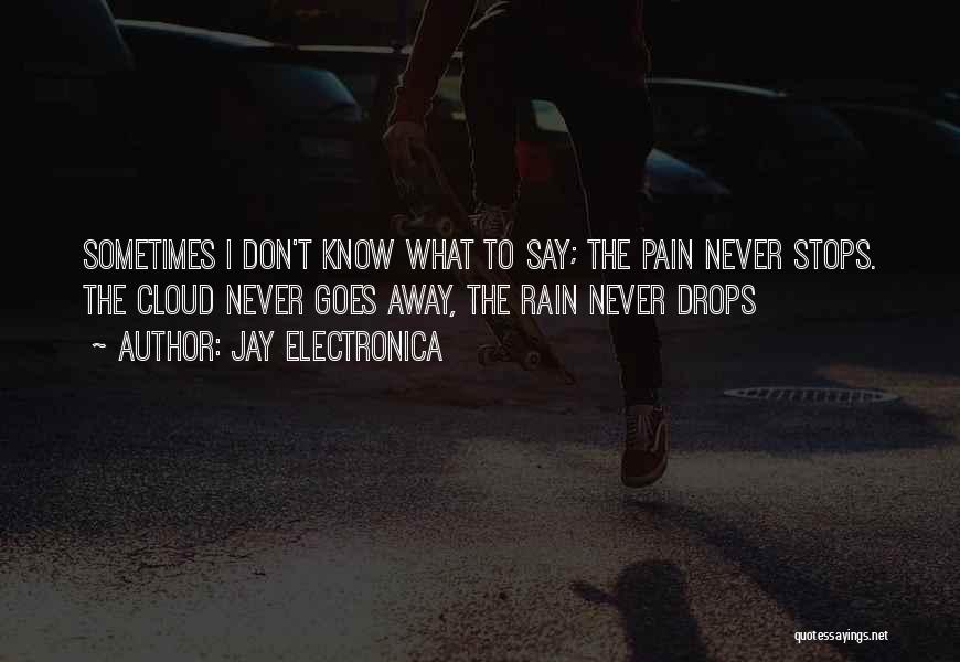 Pain Never Goes Away Quotes By Jay Electronica