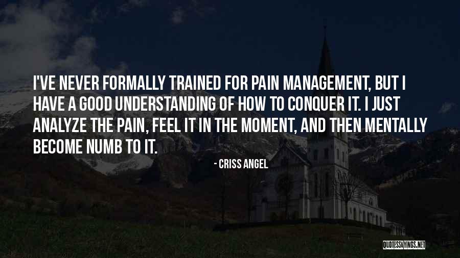 Pain Numb Quotes By Criss Angel Pain Numb Quotes By Criss Angel