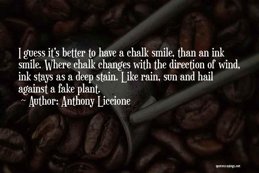 Pain Smile Quotes By Anthony Liccione