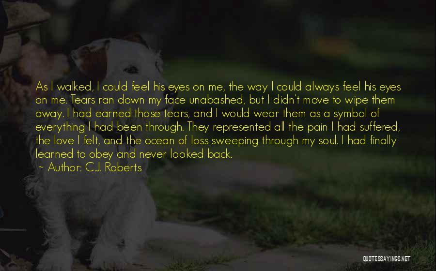 Pain Through The Eyes Quotes By C.J. Roberts