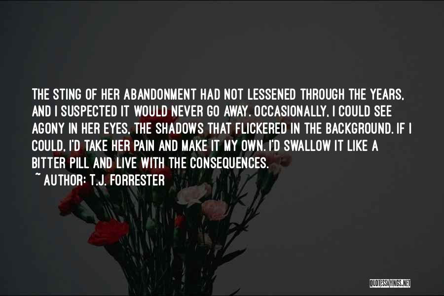 Pain Through The Eyes Quotes By T.J. Forrester