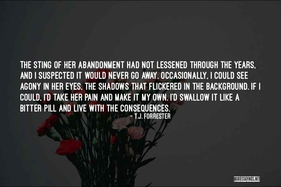 Pain Through The Eyes Quotes By T.J. Forrester