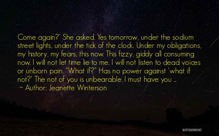 Pain Unbearable Quotes By Jeanette Winterson