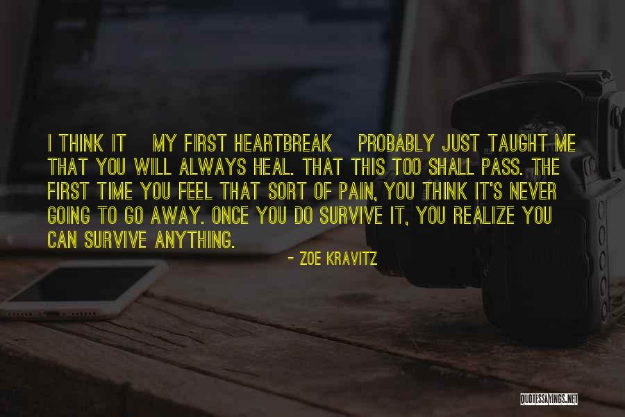 Pain Will Heal Quotes By Zoe Kravitz Pain Will Heal Quotes By Zoe Kravitz