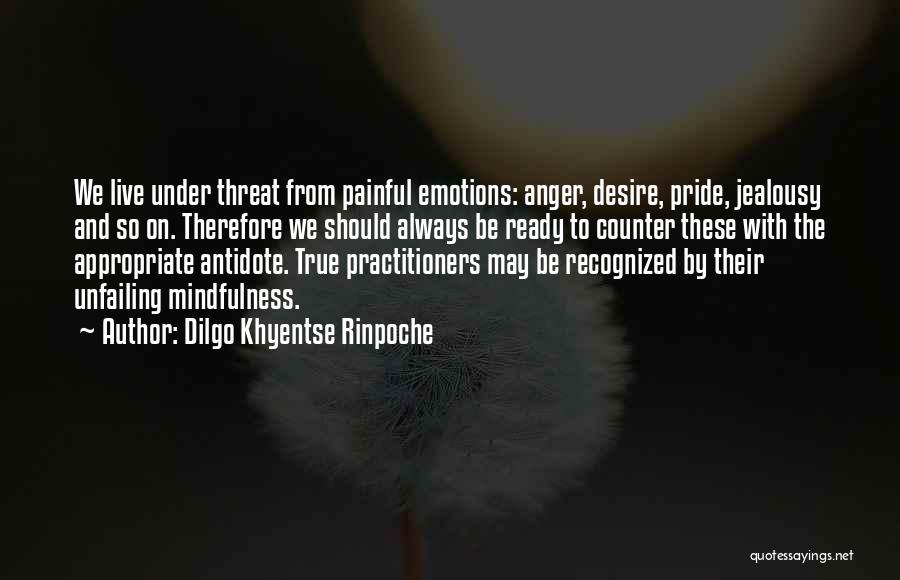 Painful Emotions Quotes By Dilgo Khyentse Rinpoche