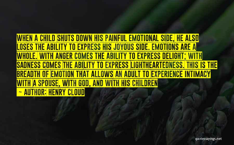 Painful Emotions Quotes By Henry Cloud