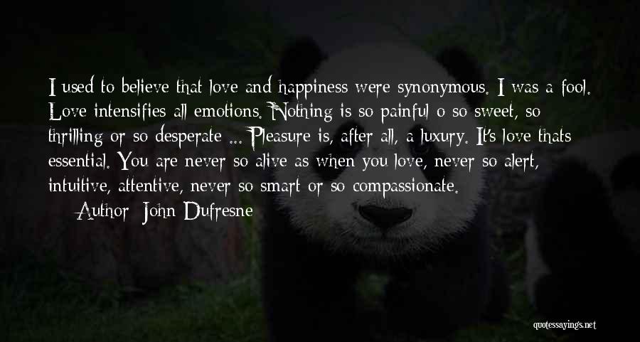 Painful Emotions Quotes By John Dufresne