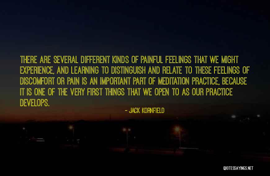 Painful Feelings Quotes By Jack Kornfield Painful Feelings Quotes By Jack Kornfield