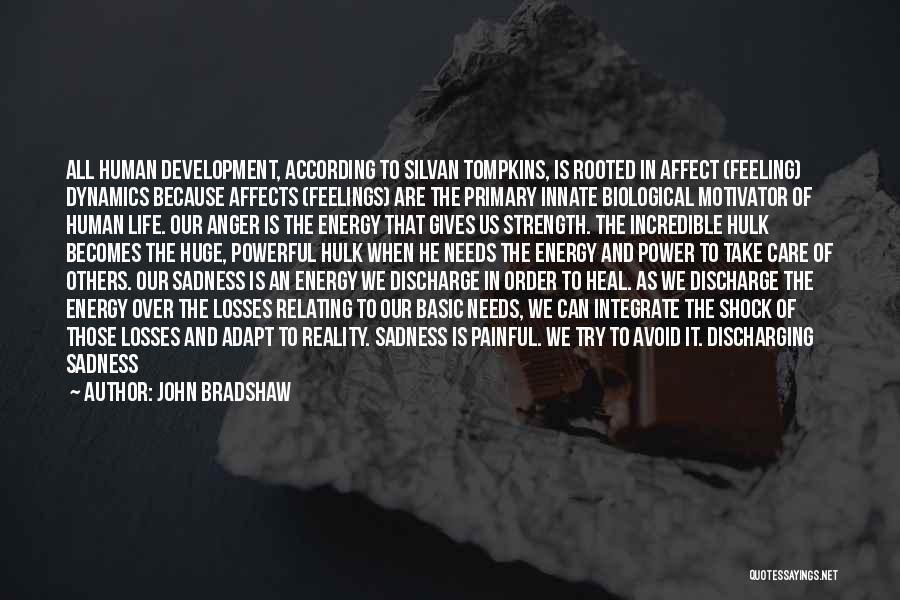 Painful Feelings Quotes By John Bradshaw